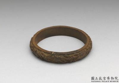 图片[2]-Agarwood bracelet carved with Eight Treasures decoration, Qing dynasty (1644-1911)-China Archive